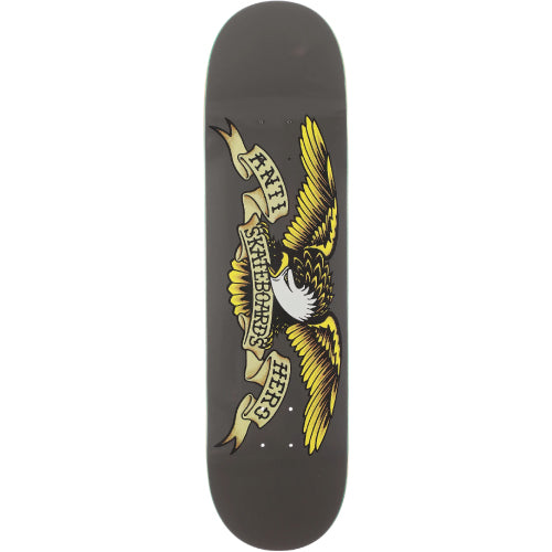 Antihero Basic Eagle Skateboard Deck Grey 8.25"