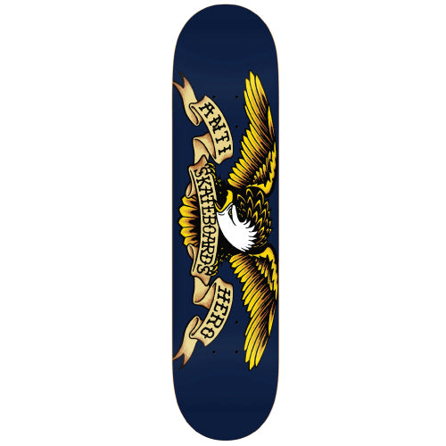 Antihero Basic Eagle Skateboard Deck Navy 8.5"