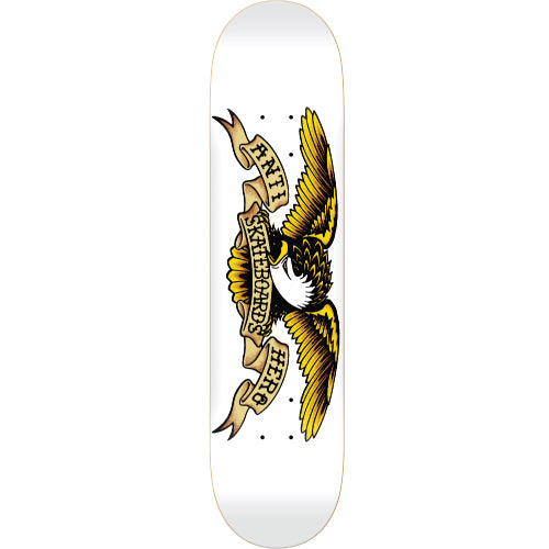 Antihero Basic Eagle Skateboard Deck White 8.75