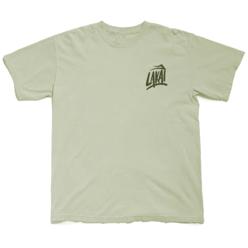 Lakai Brush Garment Dyed Tee - Bay Green