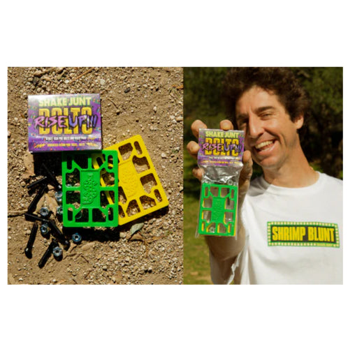 Shake Junt Beagle Rise Up Riser Pad & Hardware Set - Yellow/Green/Black Beagle