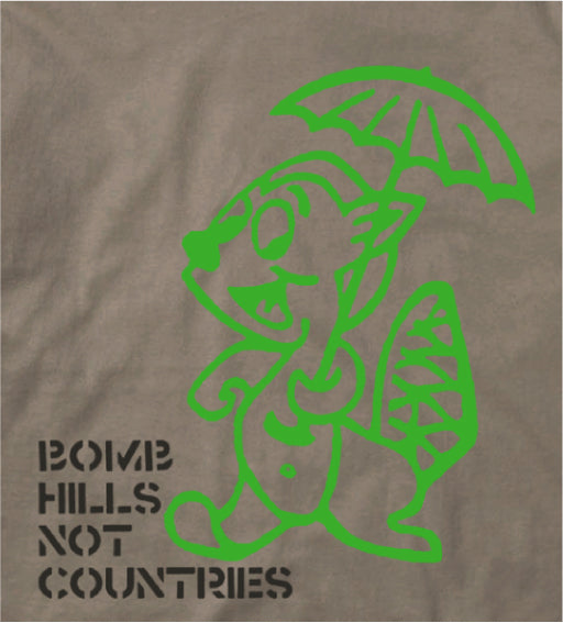 GX1000 Beaver Tee - Desert Green graphic