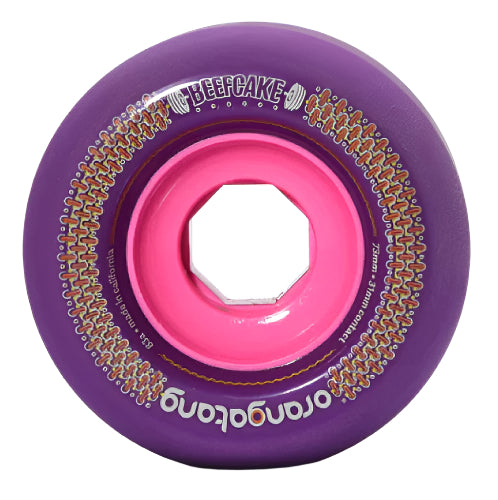 Orangatang Beefcake Wheels Purple 73MM 83A