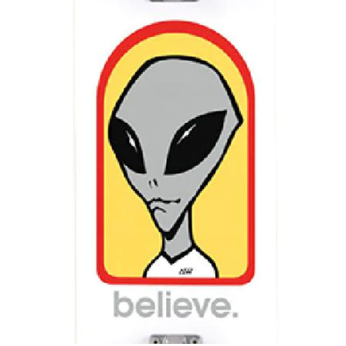 Alien Workshop Believe Complete Skateboard White 8.0"