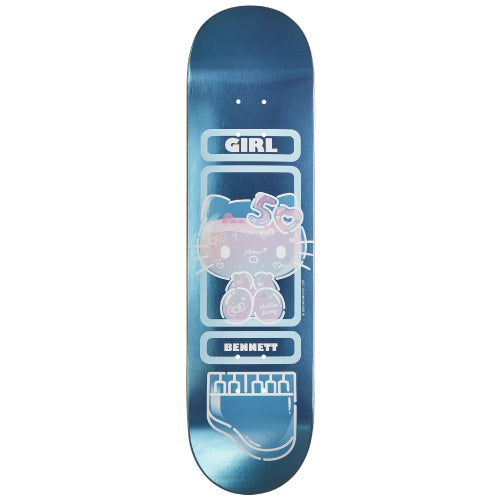 Girl X Hello Kitty 50th Anniversary Bennett Skateboard Deck 8.25"