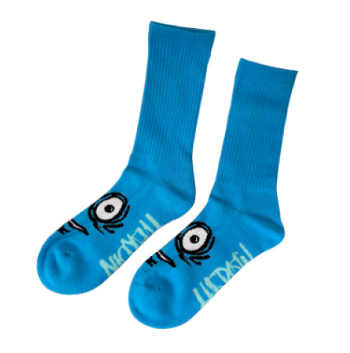 Heroin Big Egg Socks - Cyan