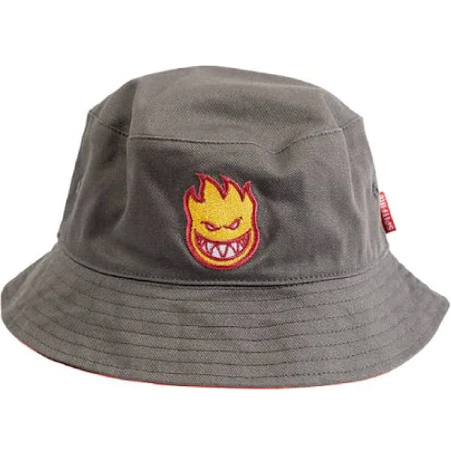 Spitfire Classic 87' Bighead Reversible Bucket Hat - Grey/Orange