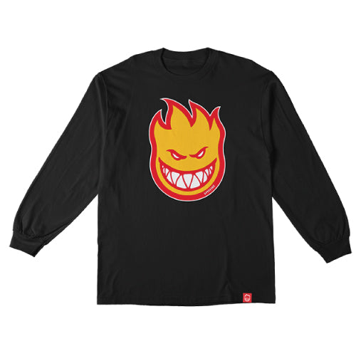 Spitfire Bighead Fill Long Sleeve - Black/Gold/Red