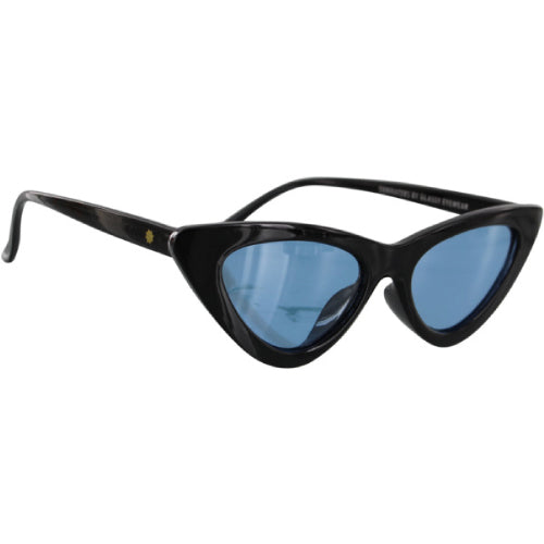 Glassy Billie Polarized Sunglasses - Black/Blue Lens
