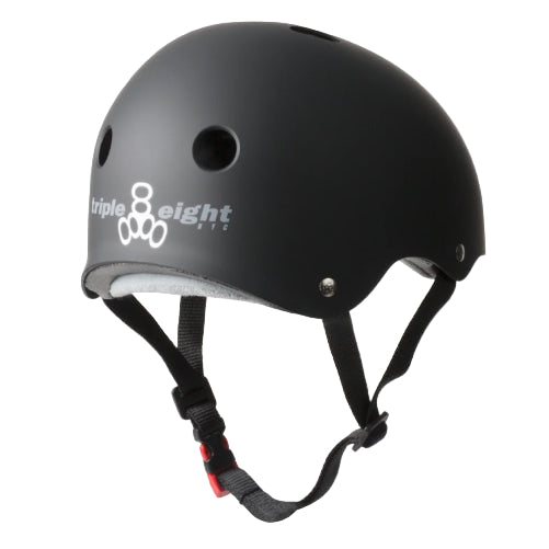 Triple Eight Certified Sweatsaver Helmet Black matte back