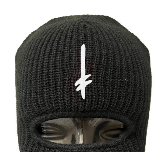 Deathwish Gang Logo Balaclava black logo