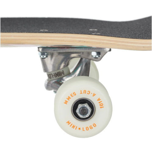Mini Logo Pattern Blocks Complete Skateboard 8.0"