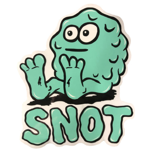 Snot Wheel Co. Booger Logo Sticker 7.5"
