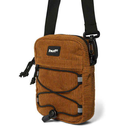 HUF Corduroy Bowry Side Bag - Brown