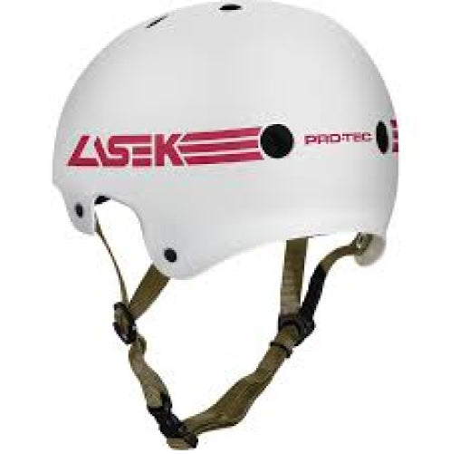 Pro-Tec Old School Skate Bucky Yeah! Skate Helmet - White