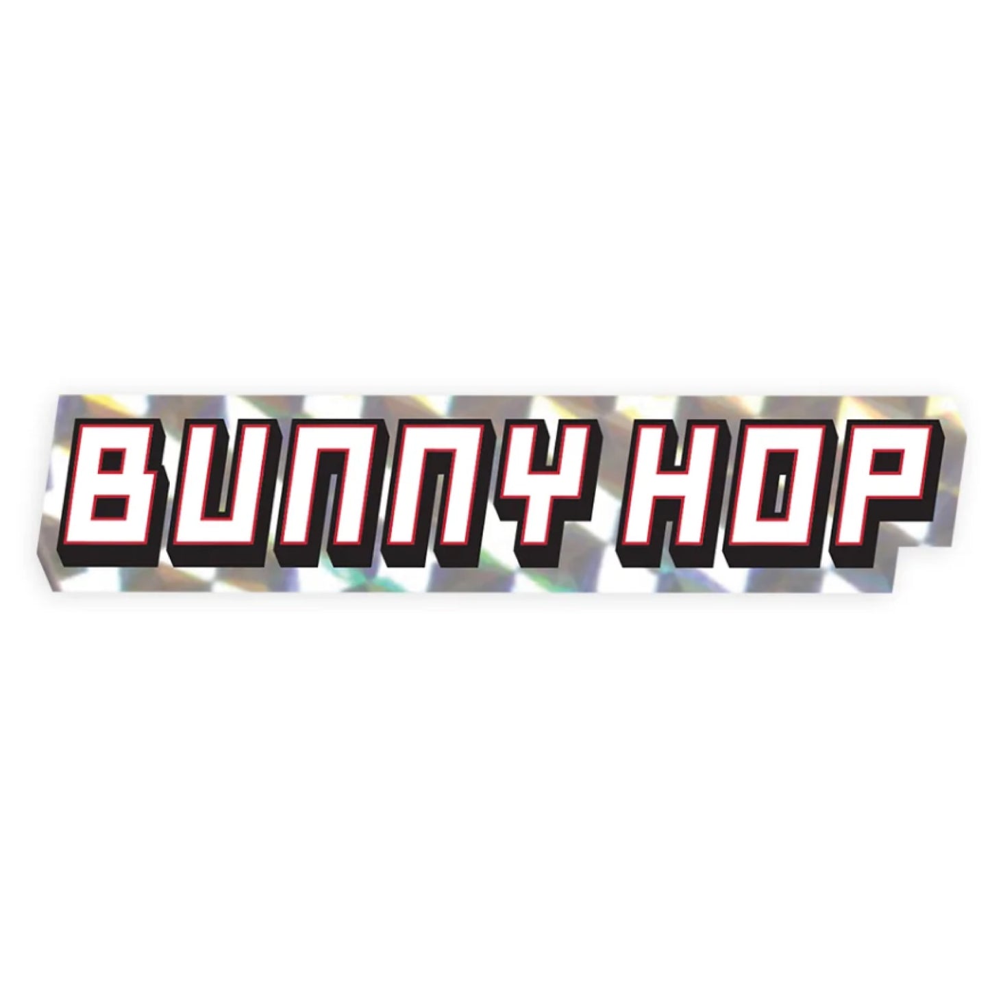 Chocolate Bunny Hop Foil Sticker 7"