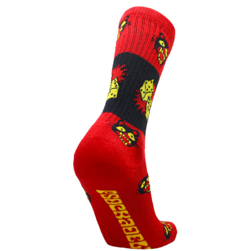Psockadelic Burger Baby Crew Socks
