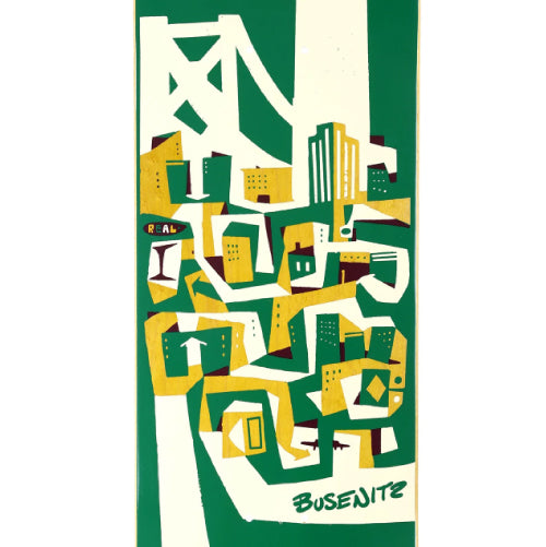 Real Busenitz X Barneclo Skateboard Deck 8.5"