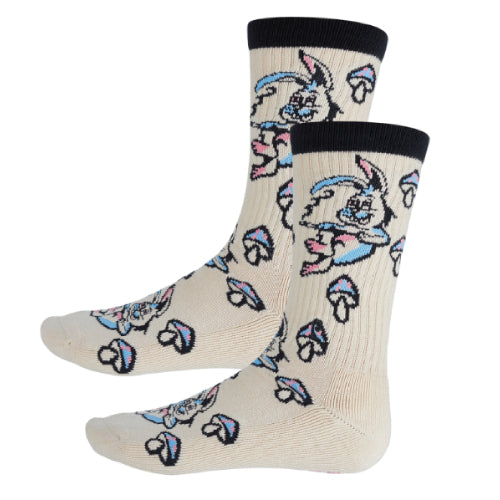 Psockadelic Buzzed Bunny Crew Socks