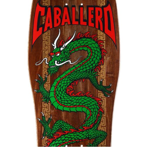 Powell Peralta Steve Caballero Chinese Dragon Brown Stain Reissue Skateboard Deck 10"