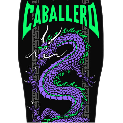 Powell Peralta Steve Caballero Chinese Dragon Black/Purple Reissue Skateboard Deck 10"