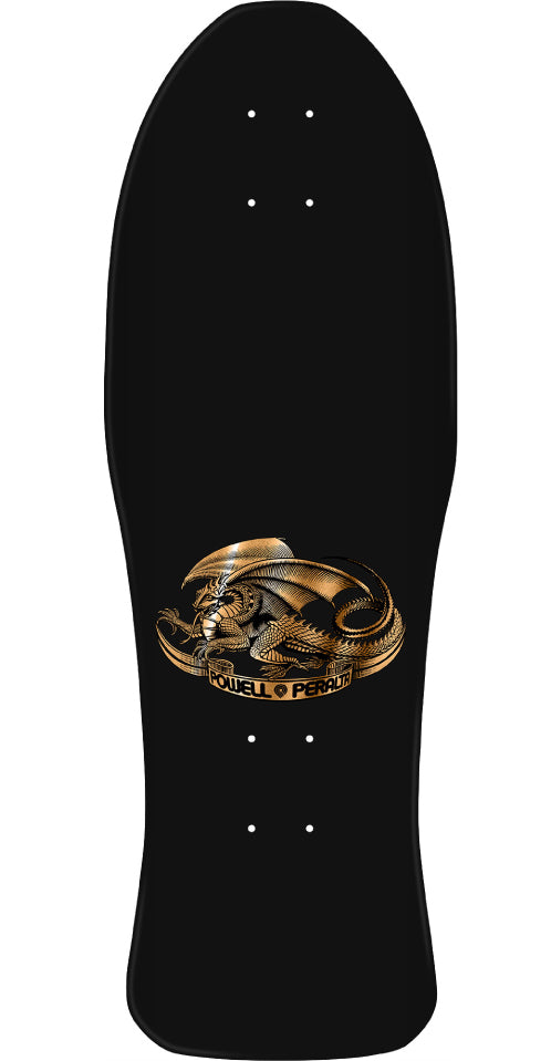 Powell Peralta Caballero Chinese Dragon Gold Reissue Skateboard Deck 10.0" top