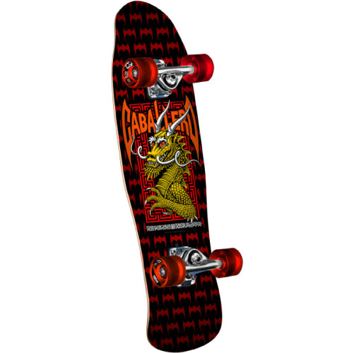 Powell Peralta Cab Street Dragon Mini Cruiser Complete Black/Red 29.5"