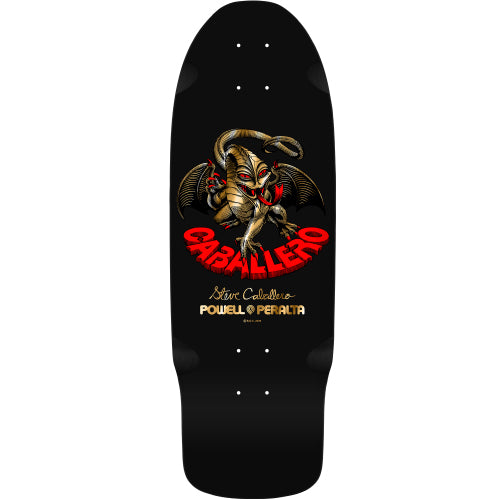 *LIMITED* Powell Peralta Bones Brigade Series 16 STEVE CABALLERO Black/Gold Foil Deck 10.09"