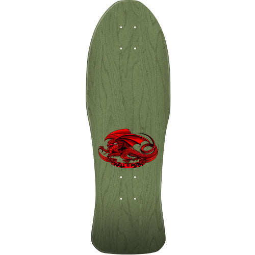 Powell Peralta Steve Caballero Chinese Dragon Sage Green Reissue Skateboard Deck 10"