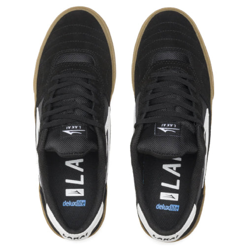 Lakai Cambridge Skateboarding Shoe - Black Gum