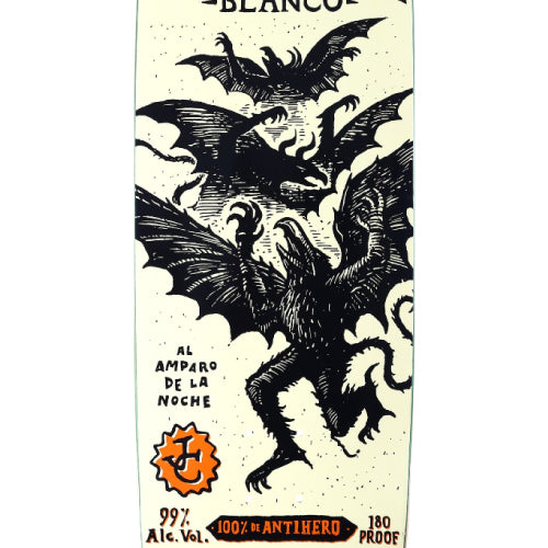 Antihero Cardiel Carnales Huffer Shaped Skateboard Deck 9.18"