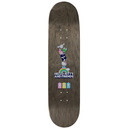 Girl X Hello Kitty Carroll Rainbow Blind Bag Skateboard Deck 8.5" top