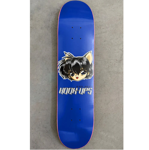 Hook-Ups 30 Years Cat Girl Skateboard Deck 7.3" jk full