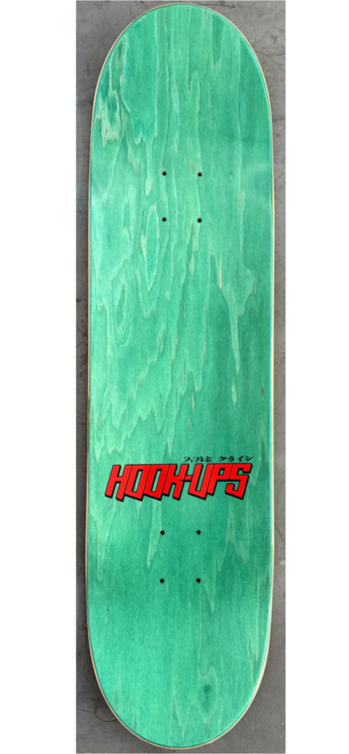 Hook-Ups Catfight Skateboard Deck 8.5" top