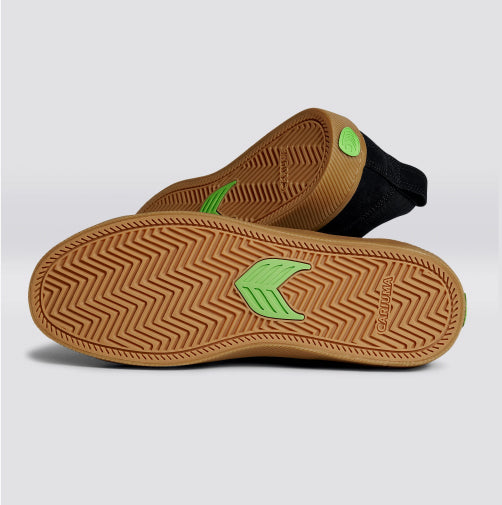 Cariuma Catiba Pro Low Skateboarding Shoe - Black Gum/Ivory