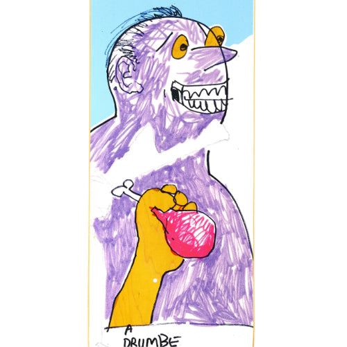Krooked Cernicky Drumb Stick Skateboard Deck 8.25"