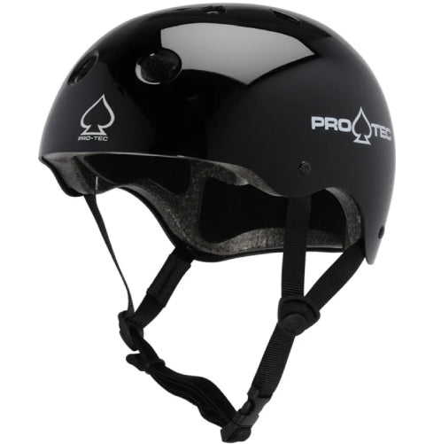 Pro-Tec Classic Certified Skate Helmet - Gloss Black
