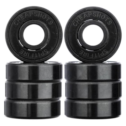 Spitfire Cheapshots Skateboard Bearings black