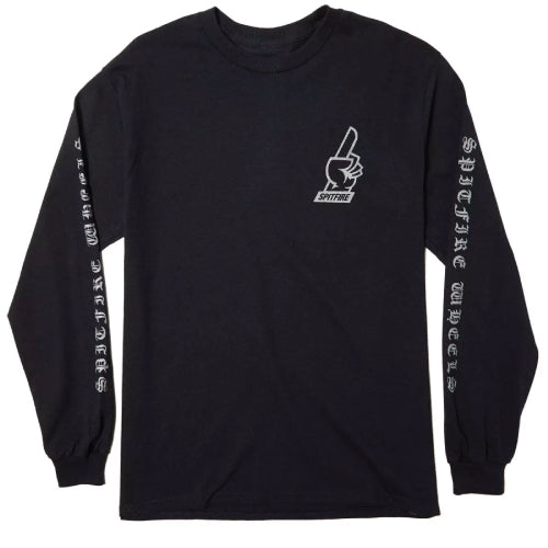 Spitfire Chrome #1 Long Sleeve - Black