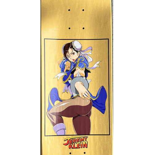 Hook-Ups Jeremy Klein Chun Li 2 Skateboard Deck 8.25"