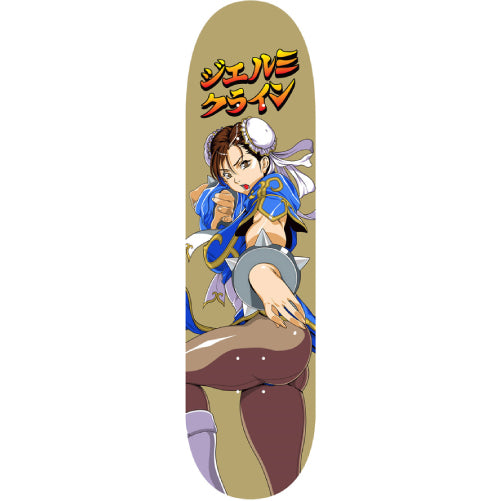 Hook-Ups Jeremy Klein Chun Li 2 Skateboard Deck 8.25"
