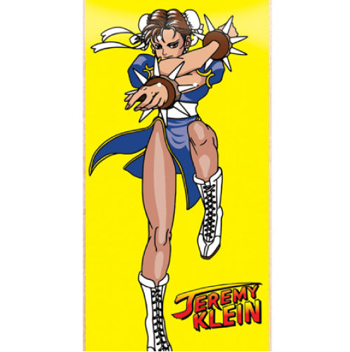 Hook-Ups Jeremy Klein Chun Li Skateboard Deck 8.25"