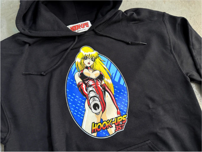 Hook-Ups City Hunter 357 Hoodie - Black