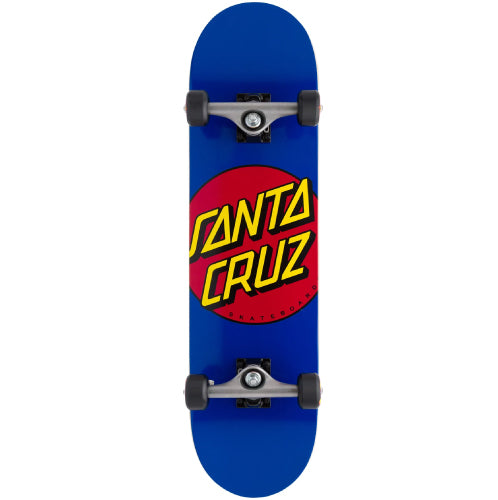 Santa Cruz Classic Dot Complete Skateboard Blue 8.0"