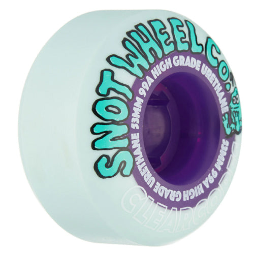 Snot Clear Core Wheels Teal/Clear Purple 53MM 99A