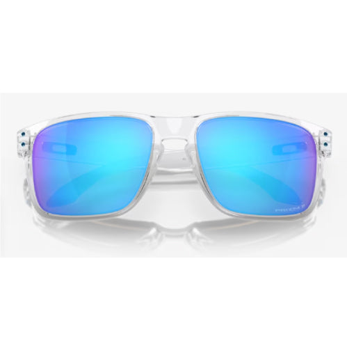 Oakley Holbrook XXL Polished Clear Frame with Prizm Sapphire Polarized Lenses