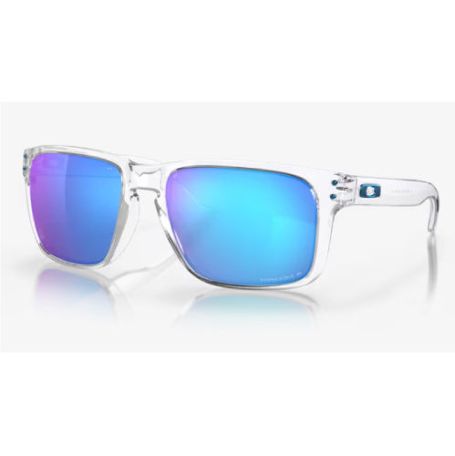 Oakley Holbrook XXL Polished Clear Frame with Prizm Sapphire Polarized Lenses