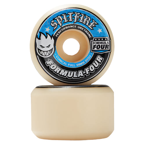 Spitfire F4 Conical Full Natural/Blue/Black Wheels 58MM 99D