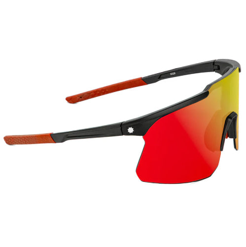 Glassy Cooper Polarized Sunglasses - Black/Red/Red Mirror