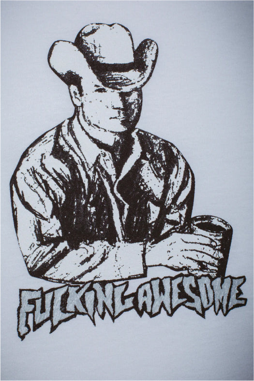 FA Drinking Cowboy Tee - White